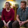 Crazy Ex-Girlfriend -- "I Can Work With You" -- Image Number: CEG410a_0485.jpg -- Pictured (L-R): Donna Lynne Champlin as Paula and Steve Monroe as Scott -- Photo: Paul Sarkis/The CW -- ÃÂ© 2019 The CW Network, LLC. All Rights Reserved.