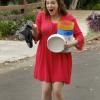 Crazy Ex-Girlfriend -- "I Have To Get Out" -- Image Number: CEG413a_0126.jpg -- Pictured: Rachel Bloom as Rebecca -- Photo: Scott Everett White/The CW -- ÃÂ© 2019 The CW Network, LLC. All Rights Reserved.