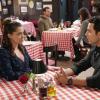 Crazy Ex-Girlfriend -- "I\'m In Love" -- Image Number: CEG417b_0114.jpg -- Pictured (L-R): Rachel Bloom as Rebecca and Skylar Astin as Greg -- Photo: Greg Gayne/The CW -- ÃÂ© 2019 The CW Network, LLC. All rights reserved.
