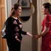 Crazy Ex-Girlfriend -- "I\'m In Love" -- Image Number: CEG417c_0445.jpg -- Pictured (L-R): Donna Lynne Champlin as Paula and Rachel Bloom as Rebecca -- Photo: Greg Gayne/The CW -- ÃÂ© 2019 The CW Network, LLC. All rights reserved.