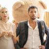 Dynasty -- "The Butler Did It"-- Image Number: DYN203a_0122b.jpg -- Pictured (L-R):  Kelly Rutherford as Melissa Daniels and Rafael De La Fuente as Sammy Jo -- Photo: Annette Brown/The CW -- ÃÂ© 2018 The CW Network, LLC. All Rights Reserved