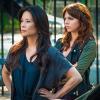 "The Five Orange Pipz" -- When Holmes and Watson join forces on a double homicide, Sherlock\'s new apprentice, Kitty, threatens the investigation when she allows her jealousy of Sherlock and Joan\'s work rapport to override her better judgment, on ELEMENTARY, Thursday, November 6th, 2014 (10:00-11:00 PM, ET/PT), on the CBS Television Network. Pictured (L-R) Ophelia Lovibond as Kitty Winter and Lucy Liu as Joan Watson  Photo:  Jeff Neumann/CBS ÃÂ©2014 CBS Broadcasting, Inc. All Rights Reserved