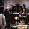 "Terra Pericolosa" --- Holmes and Watson  search for a thief who committed murder to steal a rare map. Meanwhile, Watson becomes concerned with Sherlock\'s escalating interference into Kitty\'s  burgeoning personal life, on ELEMENTARY, Thursday, Dec. 4 (10:00-11:00 PM, ET/PT), on the CBS Television Network.  Pictured (l-r)  Lucy Liu as Joan Watson,  Jonny Lee Miller as Sherlock Holmes,  Ophelia Lovibond as Kitty Winter and Skipp Sudduth as William Ziff Photo: Patrick Harbron/CBS ÃÂ©2014 CBS Broadcasting, Inc. All Rights Reserved