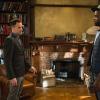 "Under My Skin" -- When two New York City paramedics are killed during a kidnapping, Holmes (Jonny Lee Miller) and Watson join the manhunt to find the murderer and the woman he abducted. Also, Holmes learns important information about his recovery sponsor, Alfredo (Ato Essandoh), that strains their relationship, on ELEMENTARY, Thursday, April 23 (10:00-11:00 PM, ET/PT), on the CBS Television Network. Photo:  Jeff Neumann ÃÂ©2015 CBS Broadcasting, Inc. All Rights Reserved