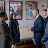 "Alma Matters" -- Holmes\' tentative reconciliation with his father suffers a setback when Holmes and Watson discover Morland has been keeping a secret that threatens all of their safety. Also, Holmes and Watson investigate two murders connected to a for-profit college and its illegal recruitment practices, on ELEMENTARY, Thursday, Jan. 28 (10:00-11:00 PM, ET/PT) on the CBS Television Network. pictured (L-R)  Jon Michael Hill as  Detective Marcus Bell , Lucy Liu  as Joan Watson, Tate Donovan as Wilson Trager , Richard H. Blake as Josh, Lawyer  and John Skelley as  Bill, Lawyer  Photo: Michael Parmelee/ CBS ÃÂ©2015 CBS Broadcasting Inc. All Rights Reserved.