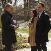 "Ain\'t Nothing Like The Real Thing" -- When Holmes and Watson are pulled into a double-homicide investigation, they discover the victims were staging a fake murder right at the moment they were killed. Also, Watson\'s inside man at Morland\'s office encounters a problem that threatens to expose her spying to Holmes and his father, on ELEMENTARY, Sunday, April 17 (10:00-11:00 PM, ET/PT) on the CBS Television Network.  Pictured (L-R) Aidan Quinn as Captain Tommy Gregson, Lucy Liu as  Joan Watson and Jonny Lee Miller as Sherlock Holmes  Photo: JEFF NEIRA /CBS  ÃÂ©2016 CBS Broadcasting Inc. All Rights Reserved.