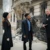 "The Invisible Hand" -- When Holmes and Watson discover the perpetrator behind the attempt made on Morland\'s (John Noble) life, they find a shocking connection to themselves, on ELEMENTARY, Sunday, May 1 (10:00-11:00 PM, ET/PT) on the CBS Television Network.  Pictured (L-R)  Lucy Liu as  Joan Watson, Jon Michael Hill as  Detective Marcus Bell and   Aidan Quinn as  Captain Tommy GregsonPhoto:  Michael Parmelee/CBS ÃÂ©2015 CBS Broadcasting, Inc. All Rights Reserved