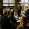"Henny Penny the Sky is Falling" -- Captain Gregson lobbies to include Holmes and Watson when his unit is selected to receive a city commendation for its exemplary work. Also, as Holmes and Watson consult on the investigation into a financial analyst\'s murder, they are drawn into the world of asteroid research, on the 100th episode of ELEMENTARY, Sunday, Oct. 30 (10:00-11:00 PM, ET/PT) on the CBS Television Network.  Pictured Aidan Quinn as  Captain Tommy Gregson  Photo: Michael Parmelee/CBS ÃÂ©2016 CBS Broadcasting, Inc. All Rights Reserved