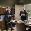 "Pick Your Poison" -- When Watson is implicated in a DEA investigation into doctors writing illegal prescriptions, she and Holmes search for the person using her medical license to sell drugs, on ELEMENTARY, Sunday, Dec. 18 (10:30-11:30 PM, ET/10:00-11:00 PM, PT) on the CBS Television Network. Pictured (L-R) Jonny Lee Miller  as Sherlock Holmes and Aidan Quinn as Captain Tommy Gregson  Photo: Michael Parmelee/CBS ÃÂ©2016 CBS Broadcasting, Inc. All Rights Reserved