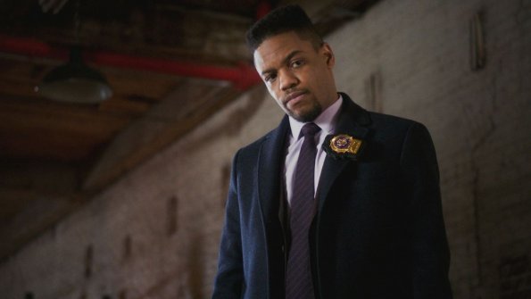 "Moving Targets" -- When a reality show contestant is murdered, Holmes and Watson zero in on another competitor as a suspect, a former war criminal who may be the most skilled killer they\'ve ever pursued. Also, for the first time since he attacked Sherlock, Shinwell reaches out to Joan to ask for a favor, on ELEMENTARY, Sunday, May 7 (10:00-11:00 PM, ET/PT) on the CBS Television Network. Series star Lucy Liu directed the episode.  Pictured A Jon Michael Hill as Detective Marcus Bell Photo: Best Possible Screen Grab/CBS ÃÂ©2017 CBS Broadcasting, Inc. All Rights Reserved