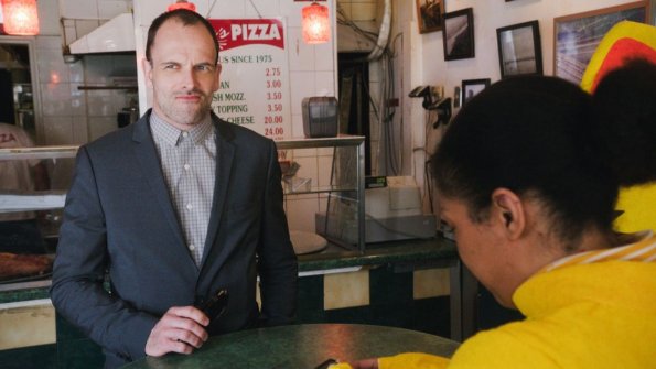 "Moving Targets" -- When a reality show contestant is murdered, Holmes and Watson zero in on another competitor as a suspect, a former war criminal who may be the most skilled killer they\'ve ever pursued. Also, for the first time since he attacked Sherlock, Shinwell reaches out to Joan to ask for a favor, on ELEMENTARY, Sunday, May 7 (10:00-11:00 PM, ET/PT) on the CBS Television Network. Series star Lucy Liu directed the episode.  Pictured Jonny Lee Miller as Sherlock Holmes Photo: Best Possible Screen Grab/CBS ÃÂ©2017 CBS Broadcasting, Inc. All Rights Reserved