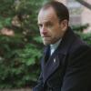 "Scrambled" -- Holmes and Watson investigate a murder that puts them in the crosshairs of one of New York City\'s deadliest gangs. Also, Holmes\' behavior becomes increasingly erratic when he secretly interacts with a mysterious woman, on ELEMENTARY, Sunday, May 14 (10:00-11:00 PM, ET/PT) on the CBS Television Network.  Pictured Jonny Lee Miller as Sherlock Holmes  Photo: Best Possible Screen Grab/CBS ÃÂ©2017 CBS Broadcasting, Inc. All Rights Reserved