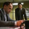 "An Infinite Capacity for Taking Pains" -- As Holmes confronts a medical diagnosis that threatens both his career and sobriety, he meets Michael (Desmond Harrington), a man who credits Sherlock for helping him conquer his own addiction. Also, Holmes and Watson are hired by a reformed party girl heiress to find her missing partner in a years-old sex tape that has just leaked online, on the sixth season premiere of ELEMENTARY, Monday, April 30 (10:00-11:00, ET/PT), on the CBS Television Network.   Pictured (l-r)  Jonny Lee Miller as Sherlock Holmes  and Jon Michael Hill as Detective Marcus Bell Photo: Best Possible Screen Grab/CBS ÃÂ©2017 CBS Broadcasting, Inc. All Rights Reserved