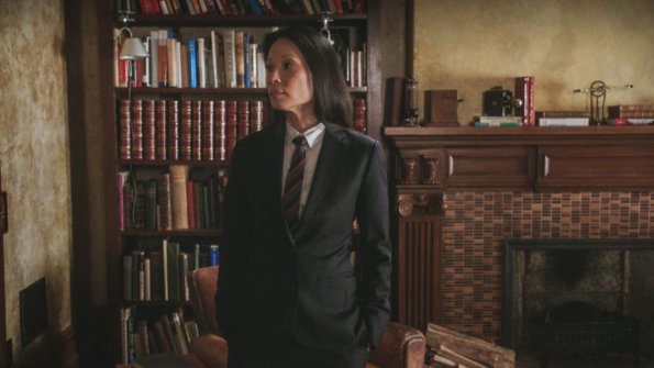"Sand Trap" -- Holmes and Watson\'s search for the killer of a woman found encased in cement takes them inside the clean technology industry. Also, Watson takes a giant leap forward regarding her interest in adoption, on ELEMENTARY, Monday, June 18 (10:00-11:00, ET/PT), on the CBS Television Network. Pictured  Lucy Liu as Joan Watson  Photo: Best Possible Screen Grab/CBS ÃÂ©2018 CBS Broadcasting, Inc. All Rights Reserved