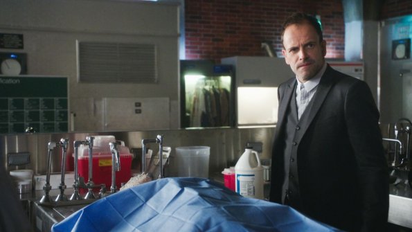 "Sand Trap" -- Holmes and Watson\'s search for the killer of a woman found encased in cement takes them inside the clean technology industry. Also, Watson takes a giant leap forward regarding her interest in adoption, on ELEMENTARY, Monday, June 18 (10:00-11:00, ET/PT), on the CBS Television Network. Pictured   Jonny Lee Miller as Sherlock Holmes Photo: Best Possible Screen Grab/CBS ÃÂ©2018 CBS Broadcasting, Inc. All Rights Reserved