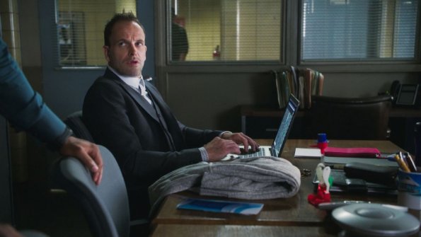 "Sand Trap" -- Holmes and Watson\'s search for the killer of a woman found encased in cement takes them inside the clean technology industry. Also, Watson takes a giant leap forward regarding her interest in adoption, on ELEMENTARY, Monday, June 18 (10:00-11:00, ET/PT), on the CBS Television Network. Pictured  Jonny Lee Miller as Sherlock Holmes Photo: Best Possible Screen Grab/CBS ÃÂ©2018 CBS Broadcasting, Inc. All Rights Reserved
