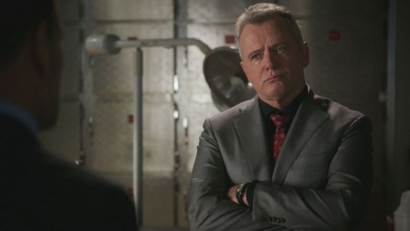 "Sand Trap" -- Holmes and Watson\'s search for the killer of a woman found encased in cement takes them inside the clean technology industry. Also, Watson takes a giant leap forward regarding her interest in adoption, on ELEMENTARY, Monday, June 18 (10:00-11:00, ET/PT), on the CBS Television Network. Pictured Aidan Quinn as Captain Tommy Gregson Photo: Best Possible Screen Grab/CBS ÃÂ©2018 CBS Broadcasting, Inc. All Rights Reserved