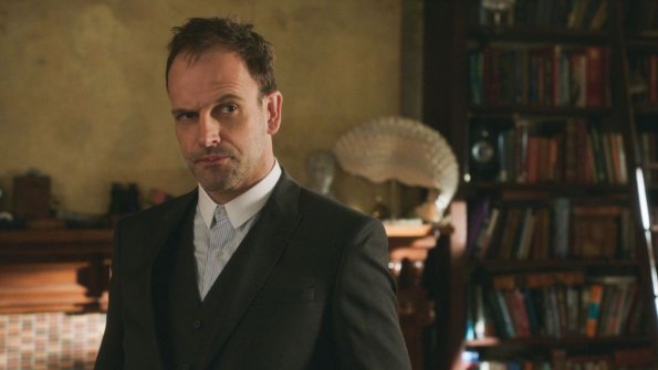 "You\'ve Come a Long Way, Baby" -- Holmes engages an old foe to protect his father after he learns Morland (John Noble) is in danger of being killed. Also, Holmes and Watson search for a killer connected to the tobacco industry when a lawyer who was in the process of reviewing a major cigarette distributor\'s finances is murdered, on ELEMENTARY, Monday, July 9 (10:00-11:00 PM, ET/PT) on the CBS Television Network. Pictured: Jonny Lee Miller as Sherlock Holmes. Best Possible Screen Grab/CBS ÃÂ©2018 CBS Broadcasting, Inc. All Rights Reserved