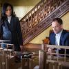 "Through the Fog" -- Holmes and Watson race to help Detective Bell when he becomes a victim of a bio-terrorism attack at the precinct and the station is quarantined. During the lockdown, Captain Gregson and Detective Bell begin to suspect they are trapped inside with the perpetrator. Also, Watson faces the difficult task of helping her mother, Mary (Freda Foh Shen), accept that her advancing Alzheimer\'s disease requires her to receive more medical care, on ELEMENTARY, Monday, August 6 (10:00-11:00 PM, ET/PT) on the CBS Television Network. Pictured (L-R) Lucy Liu as Joan Watson and Jonny Lee Miller as Sherlock Holmes  Photo: JEFF NEIRA/CBS ÃÂ©2017 CBS Broadcasting, Inc. All Rights Reserved