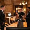 The seventh and final season of ELEMENTARY premieres Thursday, May 23 (10:00-11:00 PM, ET/PT). In season seven, Holmes\' and Watson\'s new careers as consultants for Scotland Yard are disrupted by news that a member of their inner circle has been gravely wounded in the United States. As Holmes\' stateside legal trouble -- the result of a confession to a murder he didn\'t commit -- threatens to keep them from returning to New York, their greatest foe to date, tech billionaire Odin Reichenbach waits on the horizon to test their limits. Pictured L to R: Jonny Lee Miller as Sherlock Holmes, Lucy Liu as Joan Watson and Jon Michael Hill as Detective Marcus Bell. Photo: Elizabeth Fisher/CBS ÃÂ©2019 CBS Broadcasting, Inc. All Rights Reserved