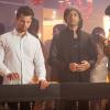 EMPIRE: Michael (guest star Rafael de la Fuente, L), Jamal (Jussie Smollett, C) and Porsha (guest star Ta'Rhonda Jones, R) wait for Cookie to arrive in the "Out Damned Spot" episode of EMPIRE airing Wednesday, Feb. 11 (9:01-10:00 PM ET/PT) on FOX. ©2015 Fox Broadcasting Co. CR: Matt Dinnerstein/FOX