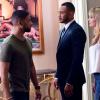 EMPIRE: Pictured L-R: Jussie Smollett as Jamal Lyon, Trai Byers as Andre Lyon and Kaitlin Doubleday as Rhonda Lyon in the “The Devils Are Here” Season Two premiere episode of EMPIRE airing Wednesday, Sept. 23 (9:00-10:00 PM ET/PT) on FOX.  ©2015 Fox Broadcasting Co. Cr: Chuck Hodes/FOX.