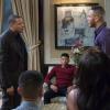 EMPIRE: Pictured L-R:  Terrence Howard, Bryshere Gray, and Trai Byers in the " The Tameness Of A Wolf" episode of EMPIRE airing Wednesday, April 13 (9:00-10:00 PM ET/PT) on FOX. ©Fox Broadcasting Co. CR: Chuck Hodes/FOX