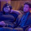 EMPIRE: L-R: Gabourey Sidibe and Jussie Smollett in the "FAIR TERMS" episode of EMPIRE airing Wednesday, May 9 (8:00-9:00 PM ET/PT) on FOX. CR: Fox Broadcasting Co. CR: Chuck Hodes