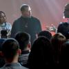 EMPIRE: L-R: Taraji P. Henson, Terrence Howard and guest star Forest Whitaker in the "FAIR TERMS" episode of EMPIRE airing Wednesday, May 9 (8:00-9:00 PM ET/PT) on FOX. CR: Fox Broadcasting Co. CR: Chuck Hodes
