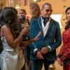 EMPIRE: L-R: Terrence Howard, guest star Kendra G and Taraji P. Henson in the "Cold Cold Man" fall finale episode of EMPIRE airing Tuesday, Dec. 17 (9:00-10:00 PM ET/PT) on FOX. ©2019 Fox Media LLC. CR: Chuck Hodes/FOX.