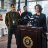 "Most Wanted" -- OA and Maggie team up with members of the FBI\'s Fugitives Department to track down a person wanted for murder who is also on America\'s top 10 most wanted list, on FBI, Tuesday, April 2 (9:00-10:00 PM, ET/PT) on the CBS Television Network. Guest stars include Julian McMahon as FBI Agent Jess Lacroix; Kellan Lutz as FBI Agent Crosby; Roxy Steinberg as FBI Agent Sheryll Barnes; Keisha Castle-Hughes as FBI Analyst Hana Gibson; Nathanial Arcand as FBI Agent Clinton Skye; and Alana De La Garza as Assistant Agent in Charge Isobel Castille  Pictured (L-R) Julian McMahon as FBI Agent Jess Lacroix, Jeremy Sisto as Jubal Valentine, Alana De La Garza as Assistant Special Agent in Charge Isobel Castille and Missy Peregrym as Special Agent Maggie Bell     Photo: Michael Parmelee/CBS ÃÂ©2019 CBS Broadcasting, Inc. All Rights Reserved