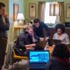 "Most Wanted" -- OA and Maggie team up with members of the FBI\'s Fugitives Department to track down a person wanted for murder who is also on America\'s top 10 most wanted list, on FBI, Tuesday, April 2 (9:00-10:00 PM, ET/PT) on the CBS Television Network. Guest stars include Julian McMahon as FBI Agent Jess Lacroix; Kellan Lutz as FBI Agent Crosby; Roxy Sternberg  as FBI Agent Sheryll Barnes; Keisha Castle-Hughes as FBI Analyst Hana Gibson; Nathaniel Arcand as FBI Agent Clinton Skye; and Alana De La Garza as Assistant Agent in Charge Isobel Castille  Pictured (L-R) Julian McMahon as FBI Agent Jess Lacroix, Kellan Lutz as FBI Agent Crosby; Nathaniel Arcand as FBI Agent Clinton Skye and Roxy Sternberg as FBI Agent Sheryll Barnes and       Photo: Mark Schafer/CBS ÃÂ©2019 CBS Broadcasting, Inc. All Rights Reserved