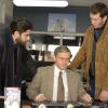 FARGO "A Muddy Road" -- Episode 103 -- Airs Tuesday, April 29, 10:00 pm e/p) -- Pictured: (L-R) Adam Goldberg as Mr. Numbers, Martin Freeman as Lester Nygaard, Russell Harvard as Mr. Wrench. -- CR: Chris Large/FX