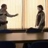 FARGO "The Heap" -- Episode 108 -- Airs Tuesday, June 3, 10:00 pm e/p) -- Pictured: (L-R) Bob Odenkirk as Bill Oswalt, Allison Tolman as Molly Solverson -- CR: Chris Large/FX