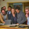 Scott Lawrence as Art Costa, Kim Dickens as Madison and Cliff Curtis as Travis - Fear The Walking Dead _ Season 1, Episode 1 - Photo Credit: Justin Lubin/AMC