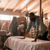 Colman Domingo as Victor Strand, Karen Bethzabe as Elena - Fear the Walking Dead _ Season 3, Episode 2 - Photo Credit: Michael Desmond/AMC
