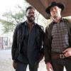 BTS, Garret Dillahunt as John Dorie, Colman Domingo as Victor Strand - Fear the Walking Dead _ Season 4, Episode 9 - Photo Credit: Ryan Green/AMC