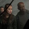 Alycia Debnam-Carey as Alicia Clark, Danay Garcia as Luciana, Lennie James as Morgan Jones - Fear the Walking Dead _ Season 5, Episode 3 - Photo Credit: Ryan Green/AMC