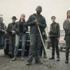 Jenna Elfman as June, Garret Dillahunt as John Dorie, Alycia Debnam-Carey as Alicia Clark, Lennie James as Morgan Jones, Maggie Grace as Althea, Danay Garcia as Luciana - Fear the Walking Dead _ Season 5, Episode 6 - Photo Credit: Van Redin/AMC