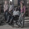 Austin Amelio as Dwight, Lennie James as Morgan Jones, Mo Collins as Sarah, Daryl Mitchell as Wendell  - Fear the Walking Dead _ Season 5, Episode 16 - Photo Credit: Van Redin/AMC