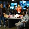 GHOSTED: Pictured L-R: Adam Scott, Amber Stephens West, Ally Walker, Adeel Akhtar and Craig Robinson in the "Lockdown" episode of GHOSTED airing Sunday, Oct. 22 (8:30-9:00 PM ET/PT) on FOX. ©2017 Fox Broadcasting Co. CR: Kevin Estrada/FOX