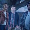 GHOSTED: Pictured L-R: Amber Stevens West, Adam Scott and Craig Robinson in the "Snatcher" episode of GHOSTED airing Sunday, Jan. 7 (8:30-9:00 PM ET/PT) on FOX. ©2017 Fox Broadcasting Co. CR: Kevin Estrada/FOX