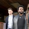 GHOSTED: L-R: Adam Scott, Craig Robinson and Amber Stevens in the "The Article" episode of GHOSTED airing Sunday, June 24 (9:30-10:00 PM ET/PT) on FOX. ©2018 Fox Broadcasting Co. CR: Jesse Giddings/FOX