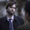GRACEPOINT: Detective Emmett Carver (David Tennant, L) questions Mark Solano (Michael Peña, R) in "Episode Two" of GRACEPOINT airing Thursday, Oct. 9 (9:00-10:00 PM ET/PT) on FOX. ©2014 Fox Broadcasting Co. Cr: Ed Araquel/FOX