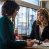 GRACEPOINT: Gemma Fisher (Sarah-Jane Potts, R) signs a condolence book at the Gracepoint Journal in "Episode Two" of GRACEPOINT airing Thursday, Oct. 9 (9:00-10:00 PM ET/PT) on FOX. Also pictured: guest star Alisen Down. ©2014 Fox Broadcasting Co. Cr: Ed Araquel/FOX