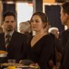 GRACEPOINT: L-R: Mark Solano (Michael Peña), Beth Solano (Virginia Kull) and Paul Coates (Kevin Rankin) attend a reception in "Episode Seven" of GRACEPOINT airing Thursday, Nov. 13 (9:00-10:00 PM ET/PT) on FOX. ©2014 Fox Broadcasting Co. Cr: Ed Araquel/FOX