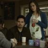 GRACEPOINT: L-R: Chloe (Madalyn Horcher, L), Mark (Michael Peña, second from L) and Beth Solano (Virginia Kull, second from R) try to adjust to life without Danny in "Episode Eight" of GRACEPOINT airing Thursday, Nov. 20 (9:00-10:00 PM ET/PT) on FOX. Also pictured: Kendrick Sampson. ©2014 Fox Broadcasting Co. Cr: Ed Araquel/FOX