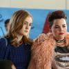 Veronica Sawyer (l - Grace Victoria Cox) often wonders why she's friends with lead "Heather" Heather Chandler (r-Melanie Field).  HEATHERS, a new pitch-black comedy series based on the movie of the same premieres on Paramount Network starting Wednesday, March 7 at 10 pm, ET/PT.