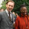 "Heartless" -- Dylan and Lizzie investigate the murder of a Jane Doe, but when they realize that the victim was killed by mistake, they must identify the killer\'s motive and intended target before she suffers the same fate, on INSTINCT, Sunday, April 22 (8:00-9:00 PM, ET/PT) on the CBS Television Network. Pictured (L-R) Alan Cumming as Dr. Dylan Reinhart and Whoopi Goldberg as Joan Ross Photo: Jeff Neira/CBS ÃÂ©2017 CBS Broadcasting, Inc. All Rights Reserved