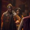 Babou Ceesay as Pilgrim, Lorraine Toussaint as Cressida, Aramis Knight as M.K. - Into the Badlands _ Season 3, Episode 5 - Photo Credit: Aidan Monaghan/AMC